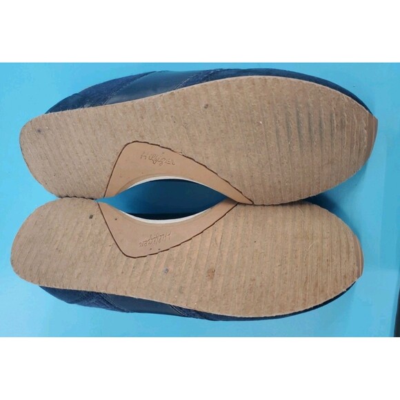 Tommy Hilfiger Sneaker 8.5 Womens Blue Monogram Lace Up Ankle Flat Shoe TWMADDIE - Picture 11 of 13